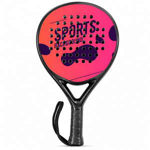 Raquetas de Pádel Profesionales de Fibra de Carbono para Entrenamiento de Tenis, MOQ Bajo, Raqueta de Pádel 18K, Fabricante Profesional, Diseño Personalizado - Product Image 1