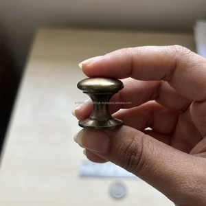 Minimalist Antique <b>Brass</b> Iron Cabinet Knob 22mm Round <b>Drawer</b> <b>Pull</b> Modern Cupboard Handle Furniture Hardware Bulk Supply - Product Image 6
