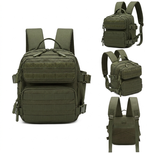 Custom Logo Waterproof Oxford Zipper Hiking Sports Gym <b>Bag</b> Daily Travel Athlete Fitness Rucksack <b>Mini</b> 9L Tactical Unisex - Product Image 2