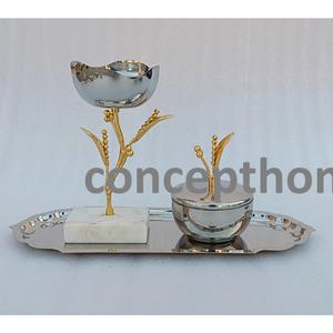 Juego de Incensario de Acero Inoxidable Estilo Árabe para Ramadán y Eid Al-Fitr, Juego de Regalo de Lujo, Venta de Fábrica - Product Image 1