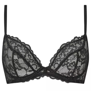 Sujetador Push-Up Negro con Aros, Tirantes Ajustables, Diseño de Espalda en Y, Material de Spandex/Nylon para Mujer - Product Image 1