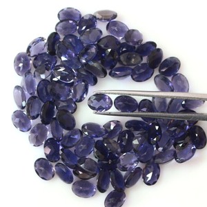 Certified Natural Blue Iolite Oval Cut Loose Gemstones 5x7mm Calibrated Iolite Cut <b>Stone</b> <b>Beads</b> for Ring & Jewelry Making In Bulk - Product Image 5