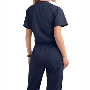 Ensemble d'uniformes médicaux personnalisés |   Tenues d'infirmières d'hôpital |   Uniforme médical à col en V pour médecins et infirmières - Product Image 3