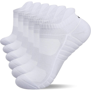Black No Show Ankle <b>Socks</b> Breathable Knitted <b>Running</b> Sport <b>Socks</b> for Adults Summer Thin Fit - Product Image 5