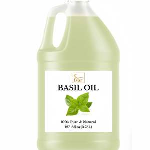 Huile essentielle de basilic naturelle OEM, qualité thérapeutique non diluée, pour la lutte contre les moustiques, l'aromathérapie, la relaxation, huile de basilic pure - Product Image 1