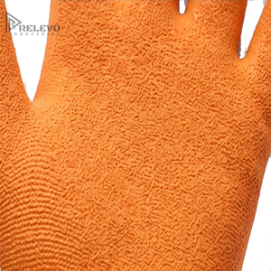 Custom Industrial Work Safety <b>Gloves</b> White Polyester Knit Shell Latex Coated Palm <b>Grip</b> Construction Builder Utility <b>Gloves</b> - Product Image 5