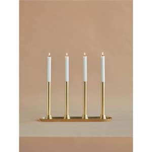 Supports de bougies en métal doré à 3 niveaux pour centres de table de mariage, idéaux pour la décoration de fêtes romantiques et les hôtels - Product Image 6