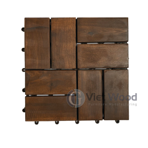 Suelo de Madera de Acacia Vietnamita para Exteriores, Encastrable, Impermeable, Antideslizante, Ecológico, Sin Mantenimiento, Diseño Contemporáneo, Acabado Mate - Product Image 5