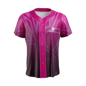 Uniformes de Béisbol Personalizados para Mujer, Talla Grande, 100% Poliéster, Manga Corta, Transpirables, de Secado Rápido, para Equipos Femeninos - Product Image 4
