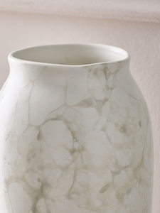 Modern Abstract Seashell Sculpture White Marble Base Sea <b>Shell</b> Statue Minimalist Nordic Home Decor - Product Image 2