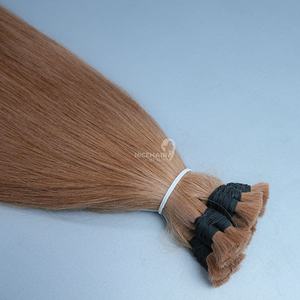 Extensions de cheveux en vrac, lisses naturels, cheveux vierges Remy vietnamiens bruts, sans nœuds, cuticules alignées, 100 grammes, double épaisseur - Product Image 5