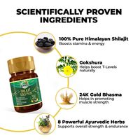 Complément alimentaire Zandu Himalayan Shilajit Gold Plus, extrait de plante sauvage, pour une énergie maximale, une force et une endurance accrues, et une vitalité libérée.