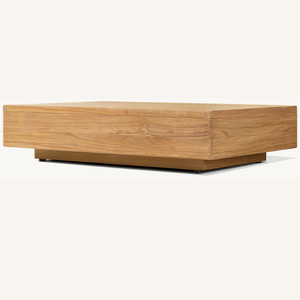 Table rectangulaire en teck, en promotion, idéale pour l'intérieur ou l'extérieur, design moderne. - Product Image 5