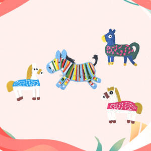 Colorful 3D Horse Embroidered <b>Canvas</b> Sew-On Patch for Fashion Apparel and Hats - Product Image 2