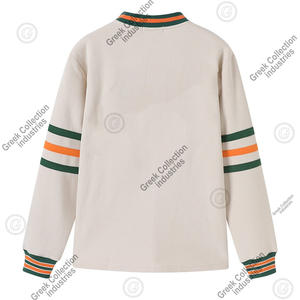 เสื้อคาร์ดิแกนมหาวิทยาลัย FAMU แบบสั่งทำพิเศษ ผ้าฝ้ายฟลีซ 100% เสื้อสเวตเตอร์ผู้หญิง ปักโลโก้ เสื้อกันหนาวสำหรับฤดูหนาว สมาคมนักศึกษากรีก - Product Image 2