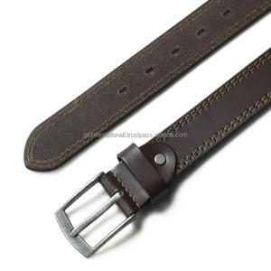 เข็มขัดหนังลำลองสำหรับผู้ชายแฟชั่นคลาสสิกปรับแต่งได้เข็มขัดโลหะหัวเข็มขัดหนังแท้เข็มขัดผู้ชายและอุปกรณ์เสริม - Product Image 5