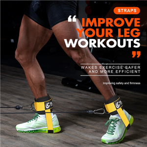 เข็มขัดยกน้ำหนักแบบนีโอพรีนบุฟองน้ำสำหรับทุกเพศ พร้อมสายรัดข้อเท้า โลโก้สั่งทำได้ ป้องกันอย่างมืออาชีพ ระบายอากาศได้ดี ปรับขนาดได้ เหมาะสำหรับออกกำลังกายหลายประเภท - Product Image 5