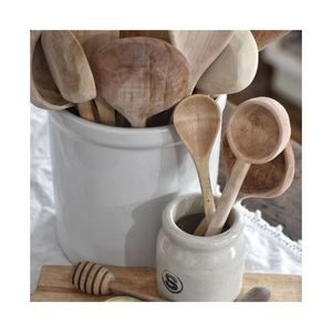 BEST SELLER wooden spoon <b>set</b> for cooking stirring mixing serving food preparation for kitchen home daily use and restaurant Viet - Product Image 1