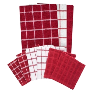 Paños de Cocina de Algodón a Rayas, Paños de Limpieza Cuadrados Súper Absorbentes de Secado Rápido Reutilizables para Platos y Tiendas, Personalizados - Product Image 2