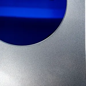 Plaques de récompense en aluminium A4 gravées au laser avec plaque ronde colorée et support - Product Image 6