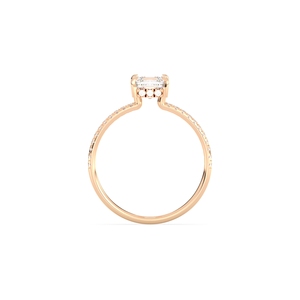 แหวนเพชรเดี่ยวทรง Asscher น้ำหนัก 1.32 กะรัต คุณภาพพรีเมียม REYES ทองคำแท้ 14K ได้รับการรับรองจาก IGI เพชร HPHT CVD ผลิตในห้องปฏิบัติการ สำหรับผู้หญิง - Product Image 5