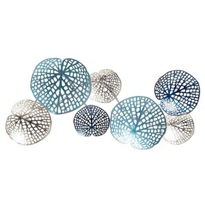 Modern Metal Wall Sculpture Circular Abstract Geometric Design Home Decor Living Room Art Multi-piece Package - Product Image 4
