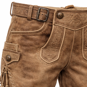 Lederhosen de Piel de Ciervo Personalizados al por Mayor para Hombre y Mujer - Servicio OEM con Logotipo y Etiquetas Personalizados, Lederhosen de Alta Calidad - Product Image 4