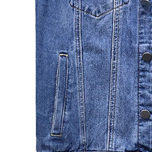 Chaleco Vaquero Informal de Alta Calidad de Secado Rápido y a la Moda para Hombre, Chaleco Vaquero sin Mangas para un Look Casual y Urbano - Product Image 6