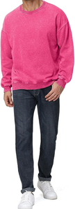 Sweat-shirt oversize vintage délavé à l'acide pour homme, style streetwear, hiver, 100% polaire, écologique, look rétro tendance, sweats délavés à l'acide - Product Image 6