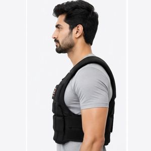 Premium Weighted Vest Designed For <b>Strength</b> <b>Training</b> Cardio Workouts Endurance Exercise And Full Body Fitness Performance - Product Image 5
