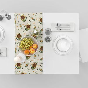 Customizable Logo Premium Pure Cotton <b>Table</b> <b>Runner</b> Rectangular <b>Dining</b> <b>Table</b> Linen Best Seller - Product Image 2