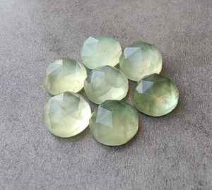 Prehnita Natural, Forma Redonda, Corte Checker, Calidad Cabujón, Calibrada, Gema Suelta para Joyería - Product Image 4