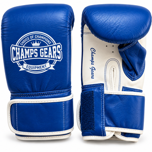 Gants de boxe MMA en cuir durables avec logo personnalisé, pouce ouvert, pour sac de frappe lourd, unisexe, avec sangle de poignet réglable et fermeture auto-agrippante - Product Image 5