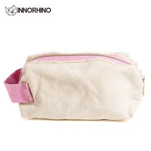 INNORHINO Bolsas con cierre de cremallera de satén de lona de algodón duradero con logotipo bordado 3D Tipo de cierre Cremallera - Product Image 5