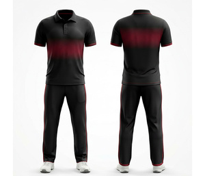 Premium Quality Sublimation <b>Cricket</b> Jersey & Trouser Sublimation Printed | Men Women Youth <b>Cricket</b> Wears Polo Shirt and Trouser - Product Image 1