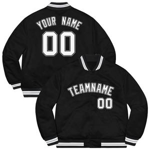 Veste de baseball varsity personnalisée en gros avec logo brodé sur le devant, vêtements de sport élégants pour hommes, vêtements de sport d'hiver, taille plus, laine/polyester - Product Image 1