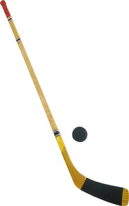 Palo de Hockey sobre Césped de 36 Pulgadas, Patrón de Hoja P92M, Amarillo y Negro, Equipo Deportivo para Exteriores - Product Image 4