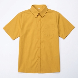 Camisa Escolar Personalizada al por Mayor para Niños, Uniforme Escolar Unisex de Manga Corta Blanca de Poliéster y Algodón Twill con Logotipo Bordado e Impreso - Product Image 5