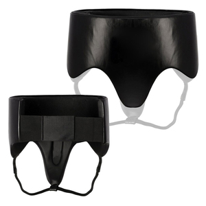 Best Selling Custom Colors Groin Guards Cowhide Leather High Quality Sports Safety For Boxing Style Groin Guards For Sale - Product Image 2