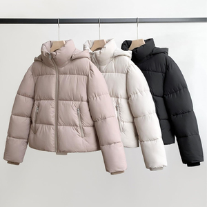 Hot Selling Custom Puffer <b>Jacket</b> for Women Winter Wear Style with Logo Plus Size Comfortable Made OEM Wholesale Rate Winter Wear - Product Image 5