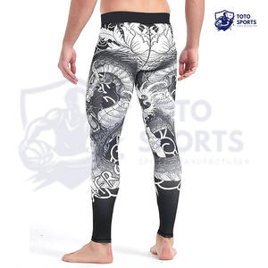 Pantalones de Compresión Deportivos para Hombre, de Alta Calidad, Transpirables, Cómodos, a la Moda, con Logotipo Personalizado, Precio al por Mayor - Product Image 4