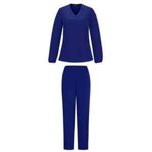 ACTIVE ENTERPRISES Ensemble de blouses médicales pour femmes en Spandex/Polyester avec détection d'aiguilles et thermocollage sans couture - Product Image 3