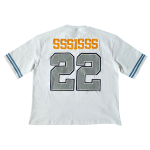 Camiseta Gráfica Holgada con Bordado Frontal Personalizado, Estilo Hip Hop, Tallas Grandes, Manga Corta, Streetwear - Product Image 2