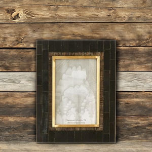 Marco de Fotos Rústico de Madera 4x6 con Cristal Auténtico, Estilo Granja, para Sobremesa y Montaje en Pared, Marco de Madera Natural para Familia - Product Image 6