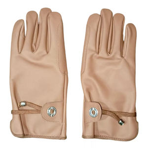 Gants d'équitation en cuir synthétique à quatre directions d'élasticité avec paume en silicone imprimée, personnalisables avec logo - Product Image 5