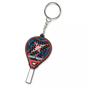 Llavero de Goma con Diseño de Raqueta de Pádel en 2D, Logotipo Personalizado, Promocional, Duradero, Tamaño Personalizado - Product Image 5