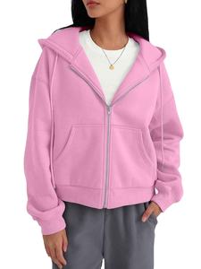 Sudadera con Capucha Esencial de Tela Premium Suave y Duradera, Corte Holgado, Cómoda para Uso Diario Informal de Verano, Sudadera de Verano para Mujer - Product Image 2