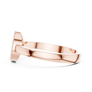 Anillo solitario de oro amarillo macizo de 14k para mujer con diamante de corte redondo clásico en forma de flor, ideal para regalo de compromiso, aniversario o boda. - Product Image 6