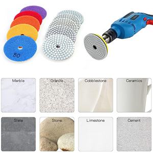 قرص تلميع ألماس جاف سميك 3 كفاءة عالية ، قرص تلميع أرضيات مرن ، OEM قابل للتخصيص - Product Image 3