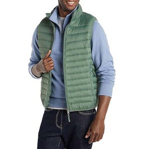 Chaleco Acolchado sin Mangas con Cuello Alto para Hombre, Estilo Urbano, Otoño-Invierno, Poliéster Impermeable - Product Image 2